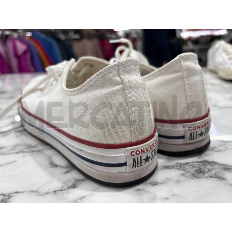 SCARPE DONNA BIANCHE CON PARA CONVERSE  | Mercatino dell'Usato Benevento 3