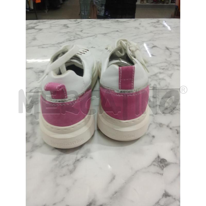 SCARPE DONNA BIANCHE, ROSA E VERDI NERO GIARDINI | Mercatino dell'Usato Benevento 3