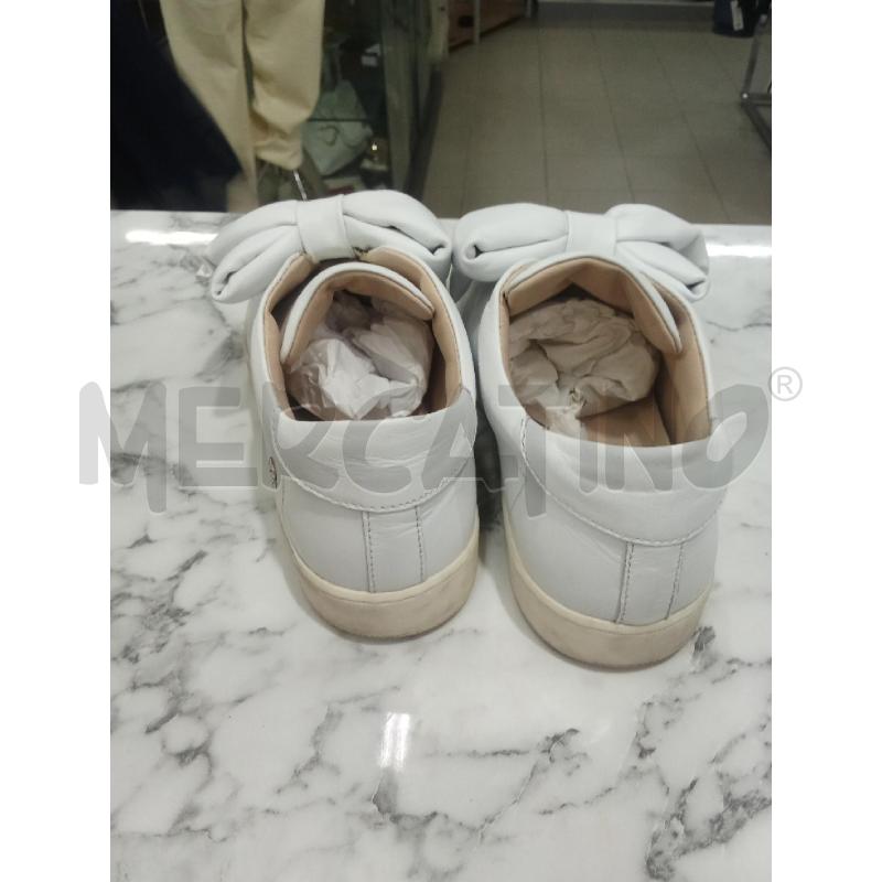 SCARPE DONNA BIANCO CON FIOCCO E STELLA FLORENS | Mercatino dell'Usato Benevento 3