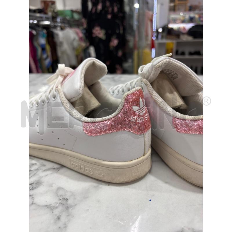 SCARPE DONNA BIANCO PAIETTE ROSA ADIDAS STAN SMITH | Mercatino dell'Usato Benevento 3