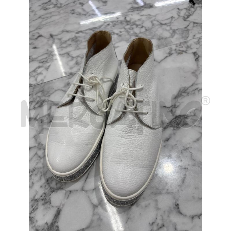 SCARPE DONNA BIANCO PEPEROSA PARA GRIGIO PAIETTE | Mercatino dell'Usato Benevento 2