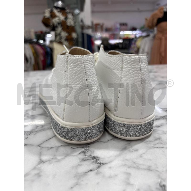 SCARPE DONNA BIANCO PEPEROSA PARA GRIGIO PAIETTE | Mercatino dell'Usato Benevento 3