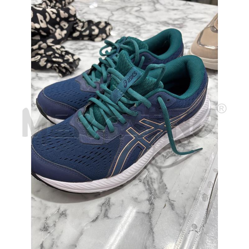 SCARPE DONNA BLU VERDE ASICS  | Mercatino dell'Usato Benevento 1