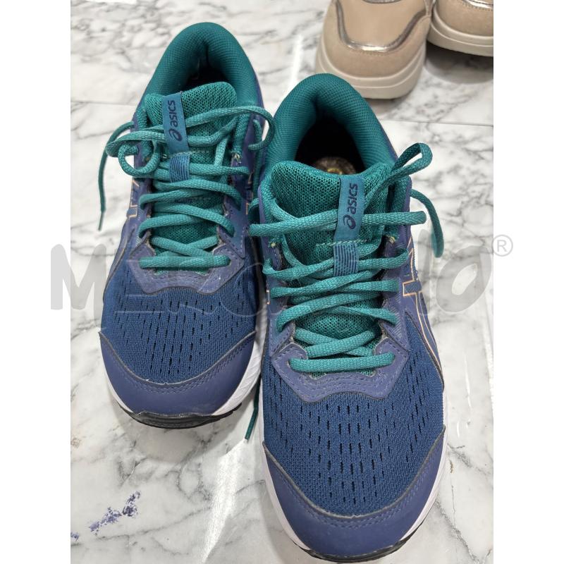 SCARPE DONNA BLU VERDE ASICS  | Mercatino dell'Usato Benevento 2