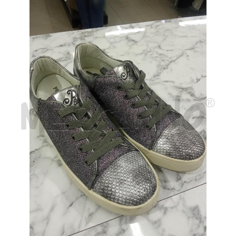 SCARPE DONNA GRIGIE LAMINATE PRIMIGI | Mercatino dell'Usato Benevento 2