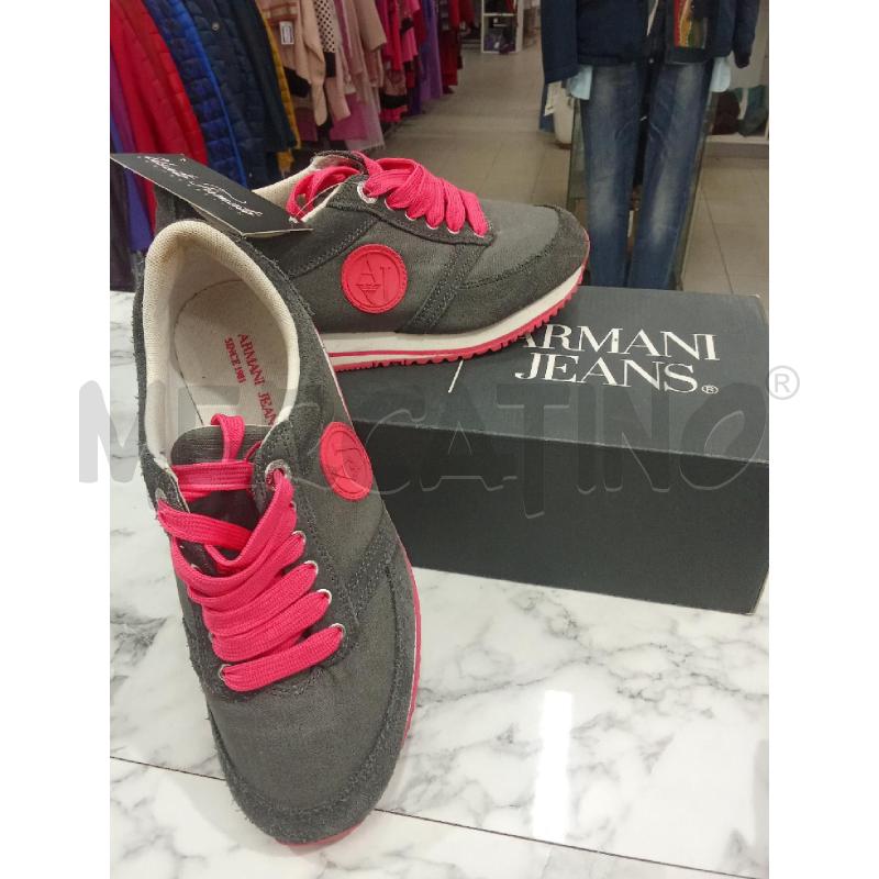 SCARPE DONNA GRIGIO INS FUCSIA ARMANI JEANS | Mercatino dell'Usato Benevento 1