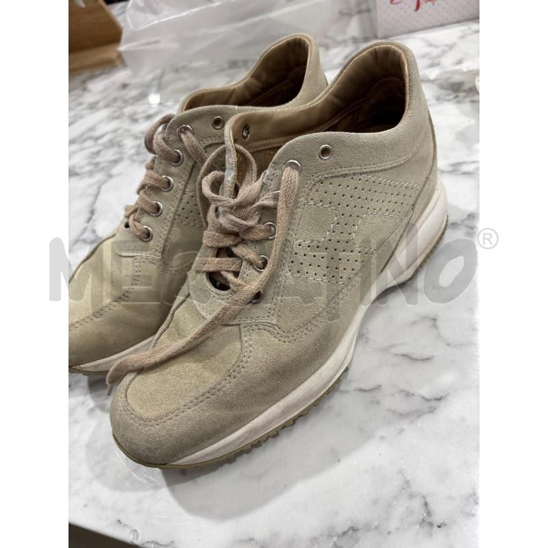 SCARPE DONNA HOGAN BEIGE SCAMOSCIATO  | Mercatino dell'Usato Benevento 1