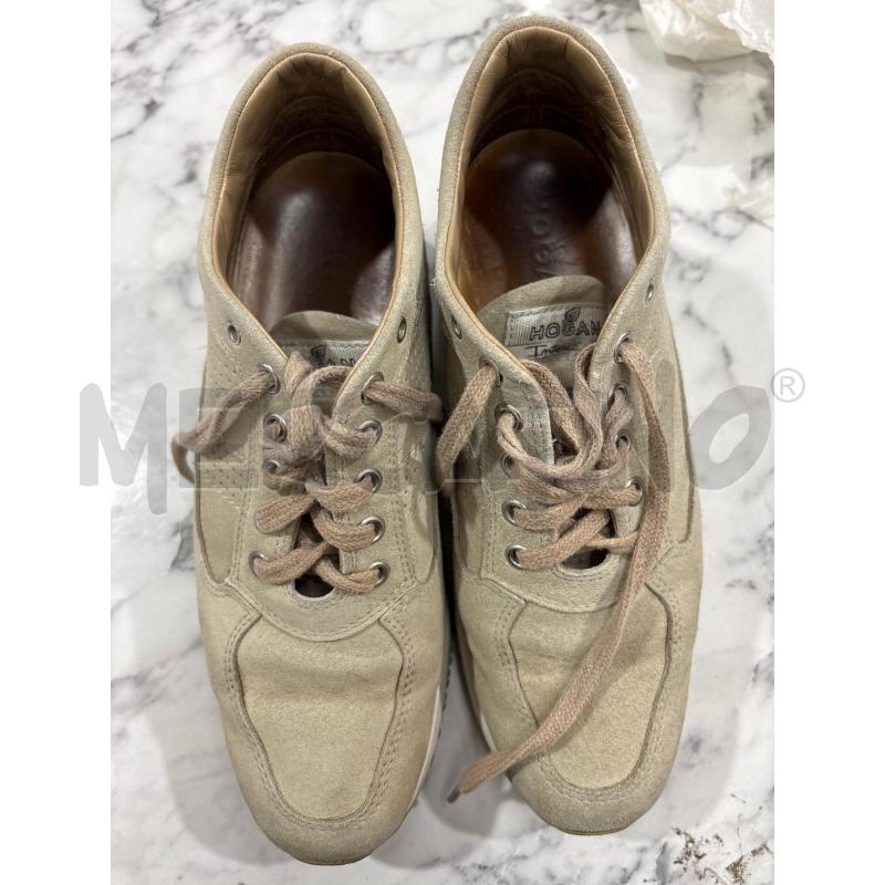 SCARPE DONNA HOGAN BEIGE SCAMOSCIATO  | Mercatino dell'Usato Benevento 2
