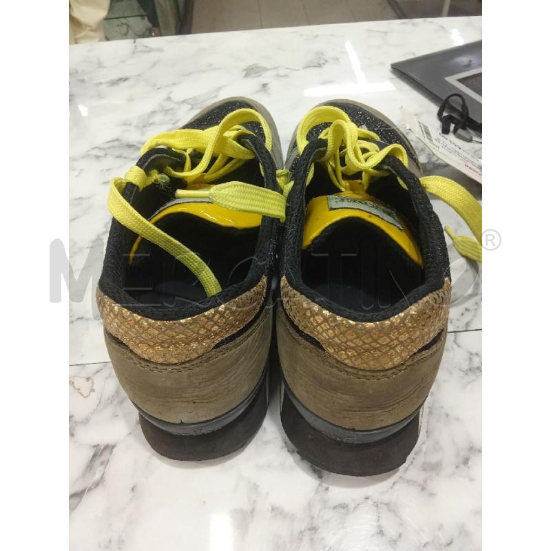 SCARPE DONNA HOGAN REBEL GRIGIO NERO INS GIALLO | Mercatino dell'Usato Benevento 3