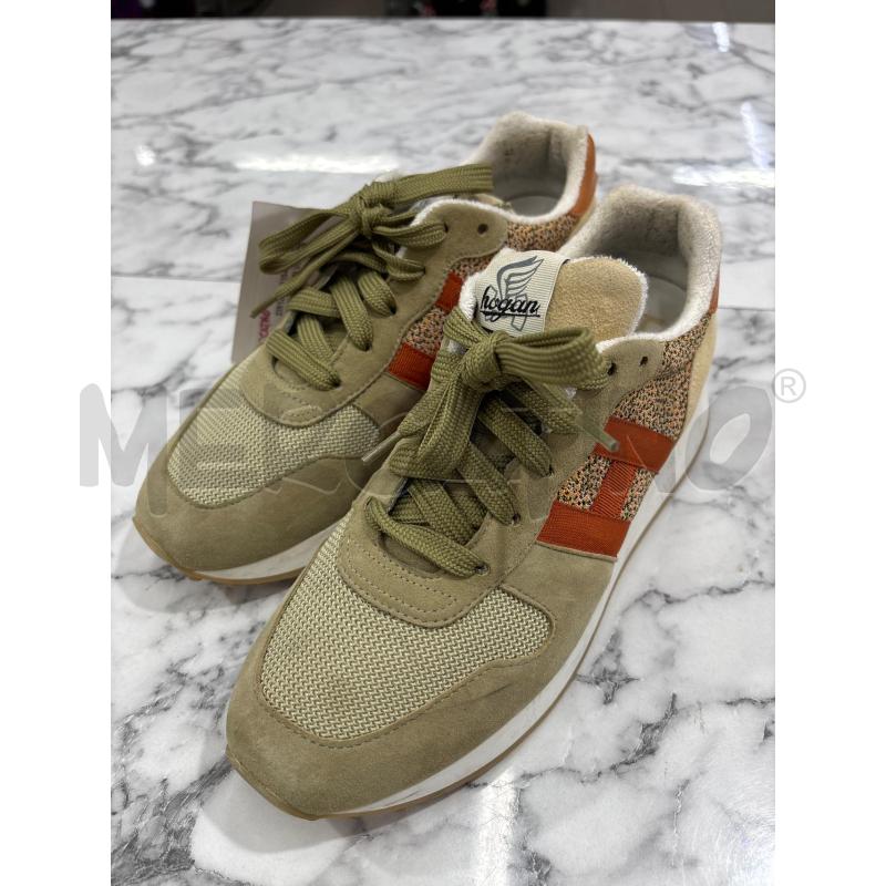 SCARPE DONNA HOGAN VERDE ARANCIONE | Mercatino dell'Usato Benevento 1