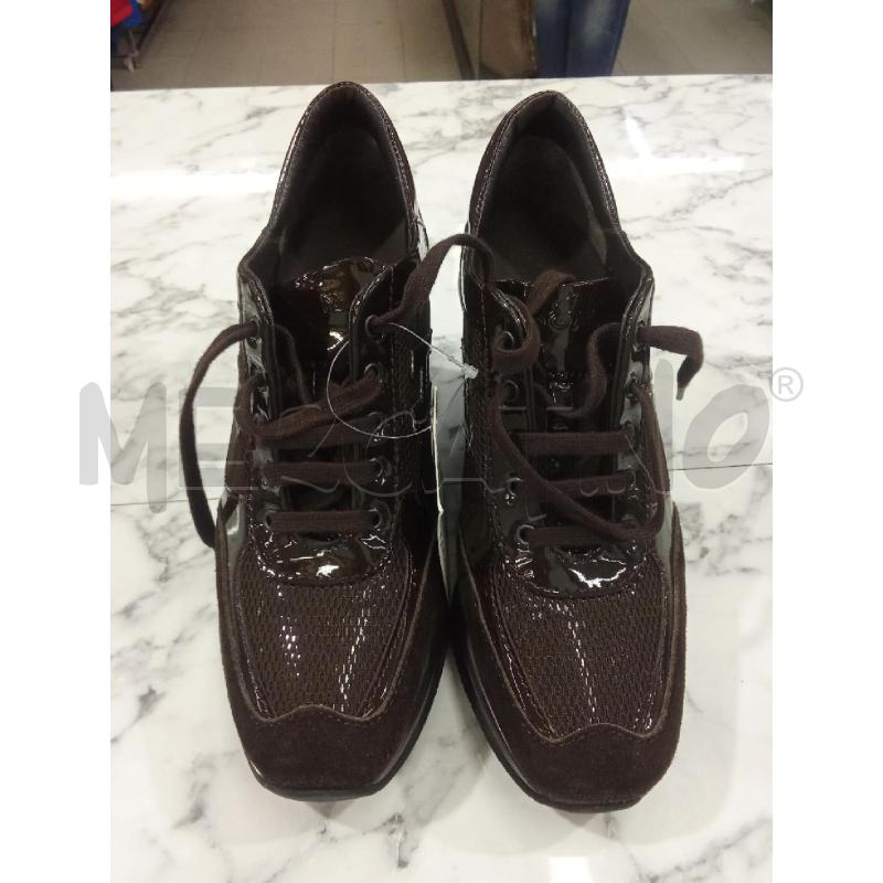 SCARPE DONNA MARRONE LUCIDO HOGAN ZEPPA | Mercatino dell'Usato Benevento 2