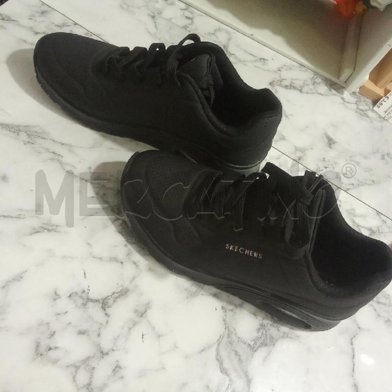 SCARPE DONNA NERE SKECHERS  | Mercatino dell'Usato Benevento 2