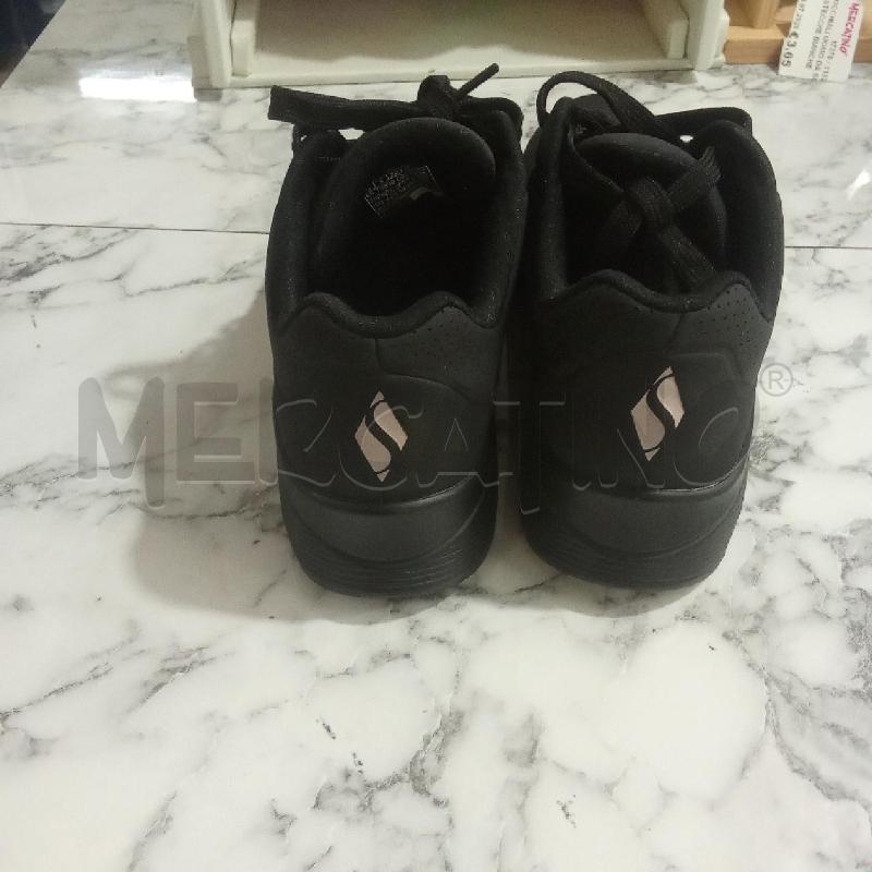 SCARPE DONNA NERE SKECHERS  | Mercatino dell'Usato Benevento 3