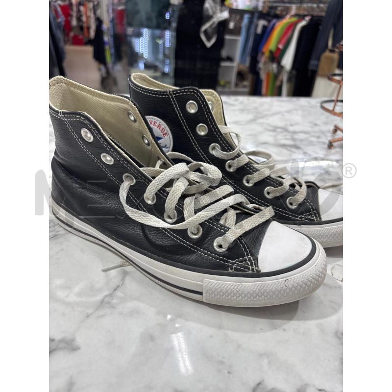 SCARPE DONNA NERO PELLE CONVERSE CHUCK TAILOR PARA BIANCA | Mercatino dell'Usato Benevento 1