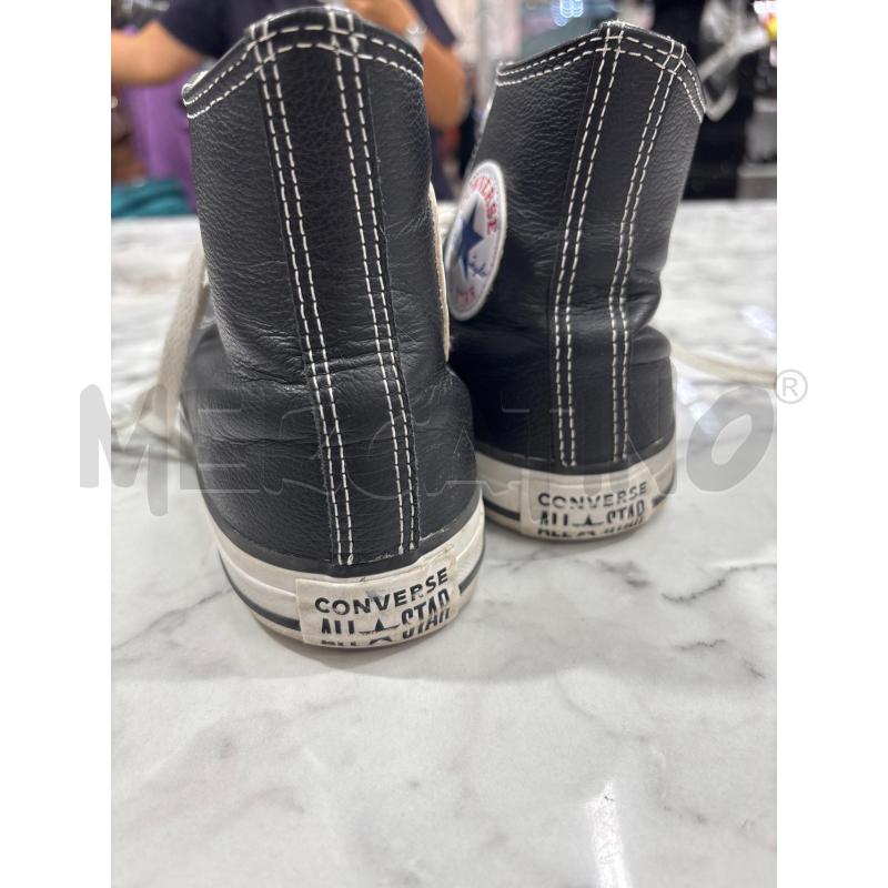 SCARPE DONNA NERO PELLE CONVERSE CHUCK TAILOR PARA BIANCA | Mercatino dell'Usato Benevento 3