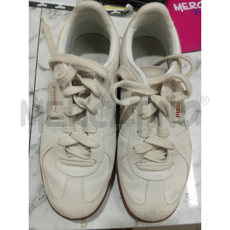 SCARPE DONNA PUMA BEIGE CHIARO SCAMOSCITE PUMA | Mercatino dell'Usato Benevento 1