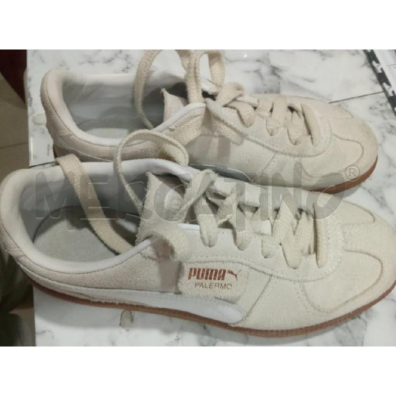 SCARPE DONNA PUMA BEIGE CHIARO SCAMOSCITE PUMA | Mercatino dell'Usato Benevento 2