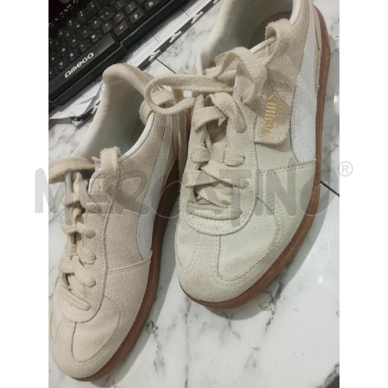 SCARPE DONNA PUMA BEIGE CHIARO SCAMOSCITE PUMA | Mercatino dell'Usato Benevento 3