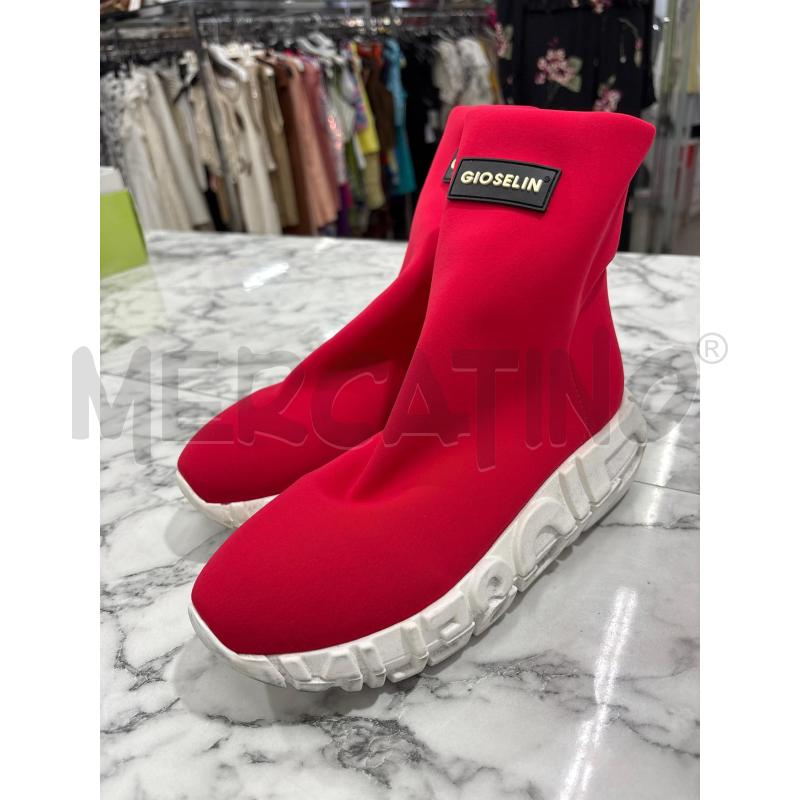 SCARPE DONNA ROSSO A CALZINI PARA BIANCA GIOSELIN | Mercatino dell'Usato Benevento 1