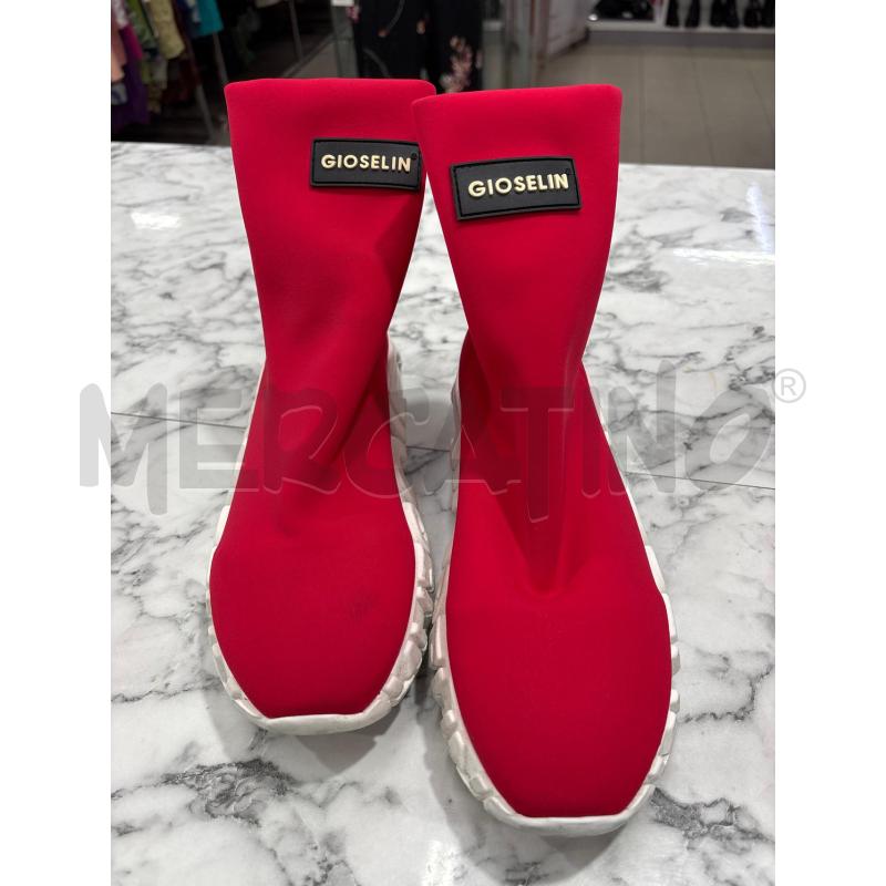 SCARPE DONNA ROSSO A CALZINI PARA BIANCA GIOSELIN | Mercatino dell'Usato Benevento 2