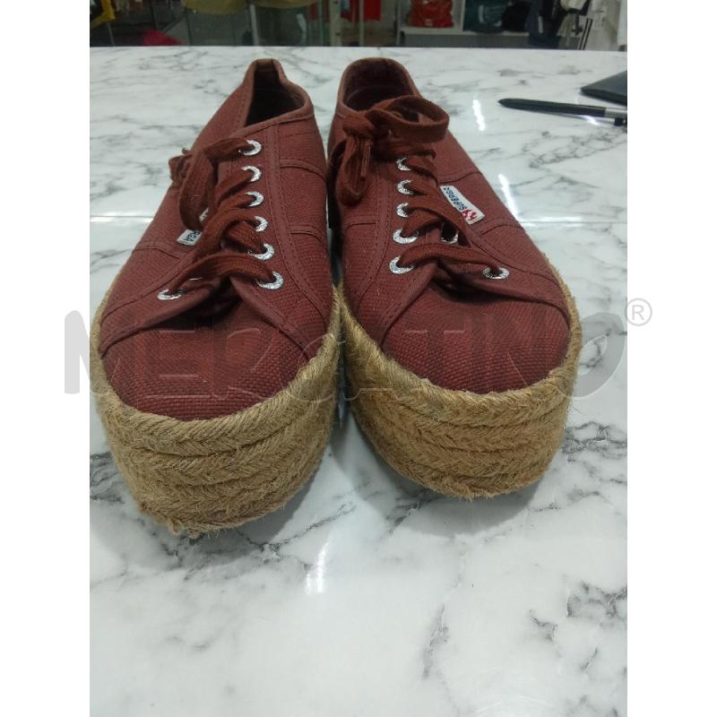 SCARPE DONNA ROSSO RUGGINE SUPERGA PARA PAGLIA ALTA | Mercatino dell'Usato Benevento 2