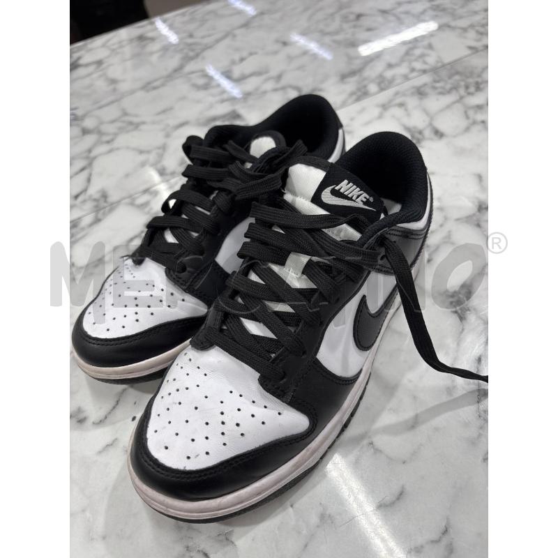 SCARPE UNISEX NIKE DUNK BIANCO NERO  | Mercatino dell'Usato Benevento 1