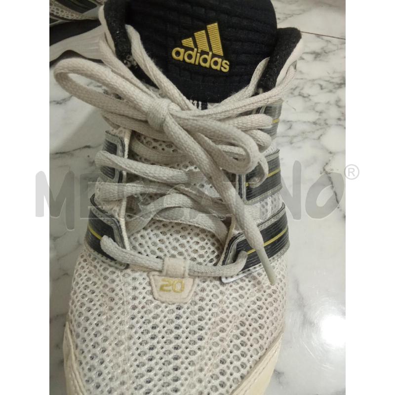 SCARPE UOMO BIANCHE NERE E GIALLE ADIDAS | Mercatino dell'Usato Benevento 3