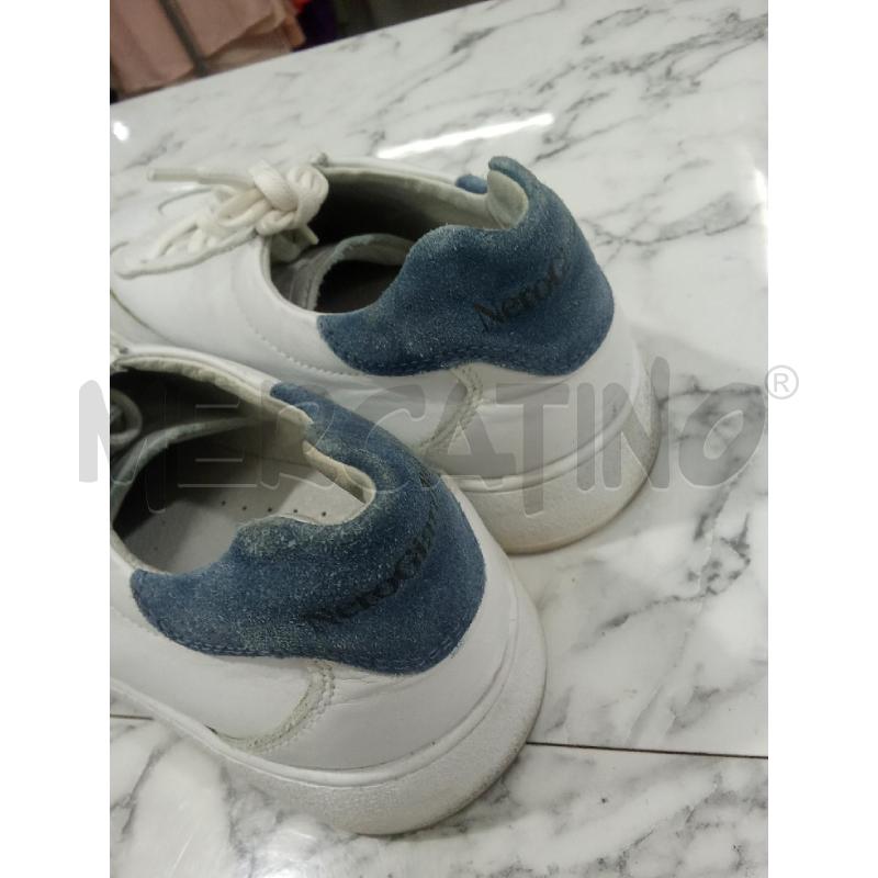 SCARPE UOMO BIANCO INS BLU NEROGIARDINI | Mercatino dell'Usato Benevento 3