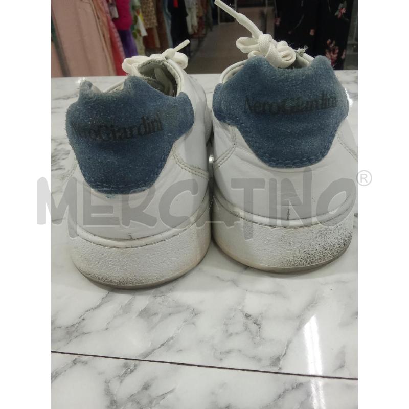 SCARPE UOMO BIANCO INS BLU NEROGIARDINI | Mercatino dell'Usato Benevento 4