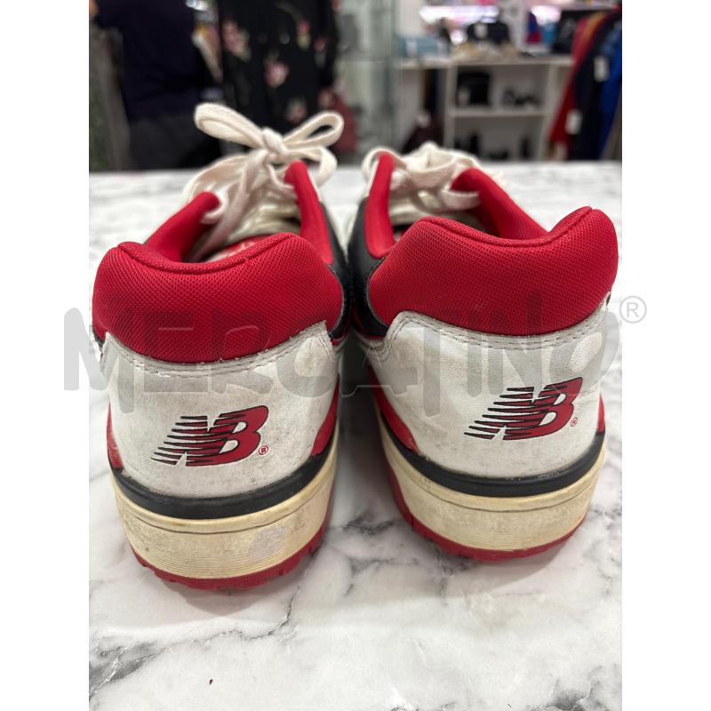 SCARPE UOMO BIANCO ROSSO NEW BALANCE 550  | Mercatino dell'Usato Benevento 4
