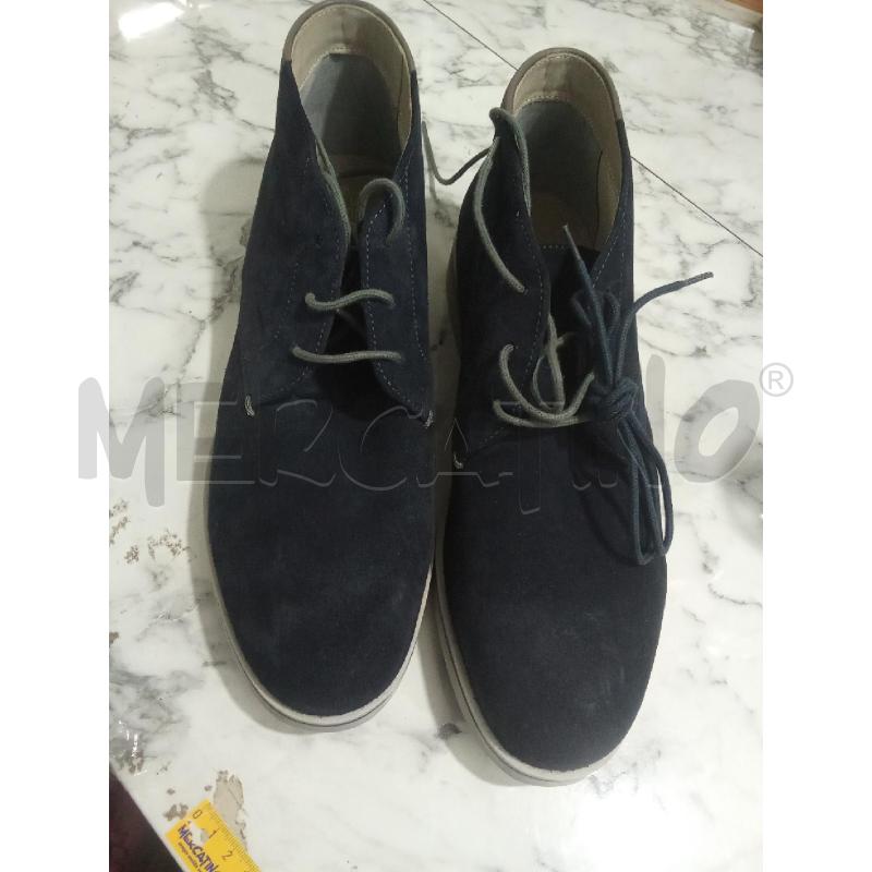 SCARPE UOMO BLU SCAMOSCIATE GEOX POLACCHINO  | Mercatino dell'Usato Benevento 1