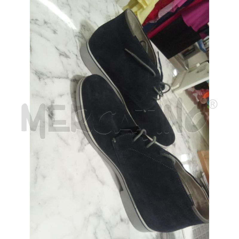 SCARPE UOMO BLU SCAMOSCIATE GEOX POLACCHINO  | Mercatino dell'Usato Benevento 3