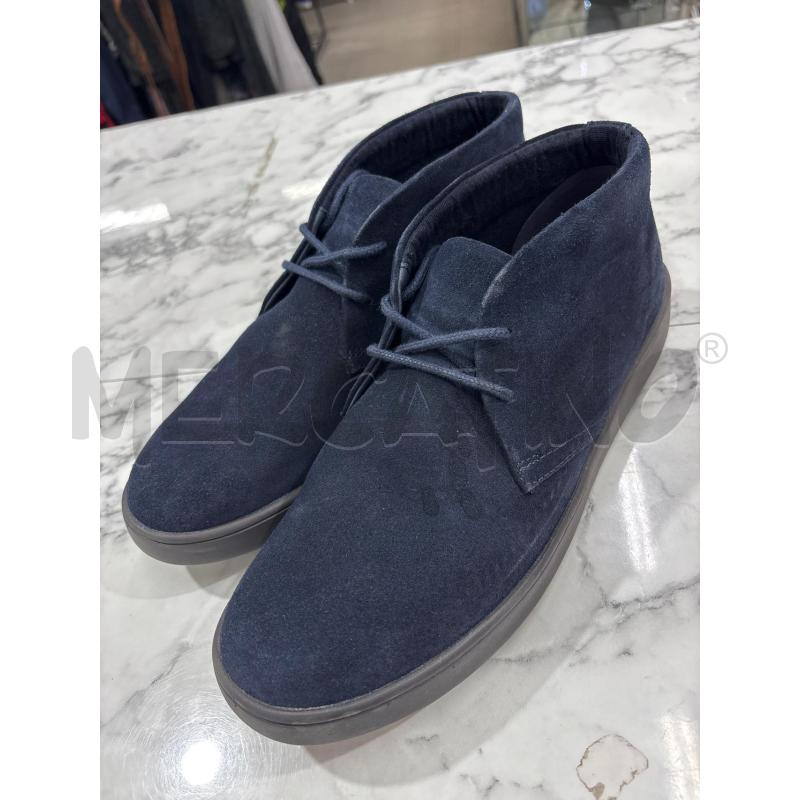 SCARPE UOMO BLU SCAMOSCIATE POLACCHINA GEOX | Mercatino dell'Usato Benevento 1