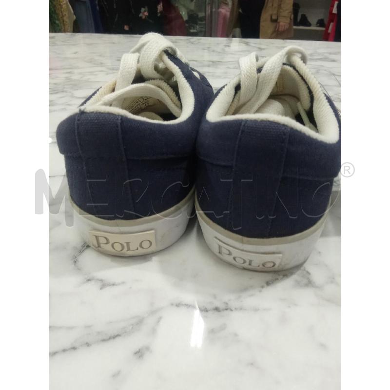 SCARPE UOMO BLU TESSUTO RALPH LAUREN  | Mercatino dell'Usato Benevento 3