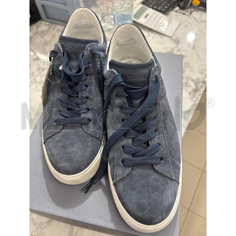 SCARPE UOMO HOGAN BLU SCAMOSCIATO CON PARA BIANCA | Mercatino dell'Usato Benevento 2
