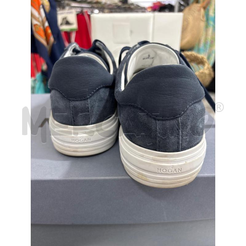 SCARPE UOMO HOGAN BLU SCAMOSCIATO CON PARA BIANCA | Mercatino dell'Usato Benevento 3