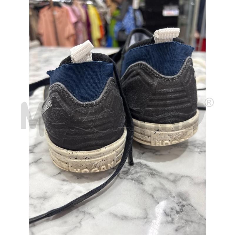 SCARPE UOMO HOGAN REBEL NERO BLU  | Mercatino dell'Usato Benevento 3