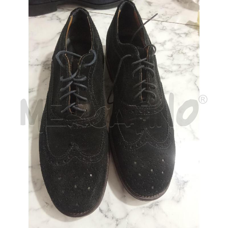 SCARPE UOMO NERE SCAMOSCIATE STRINGATE DOUCAL'S | Mercatino dell'Usato Benevento 1