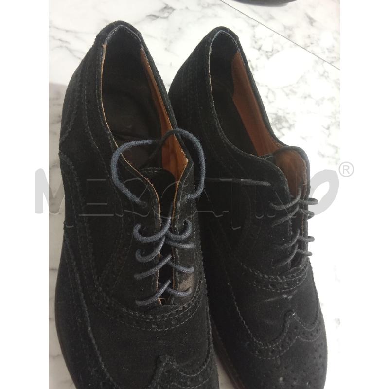 SCARPE UOMO NERE SCAMOSCIATE STRINGATE DOUCAL'S | Mercatino dell'Usato Benevento 3