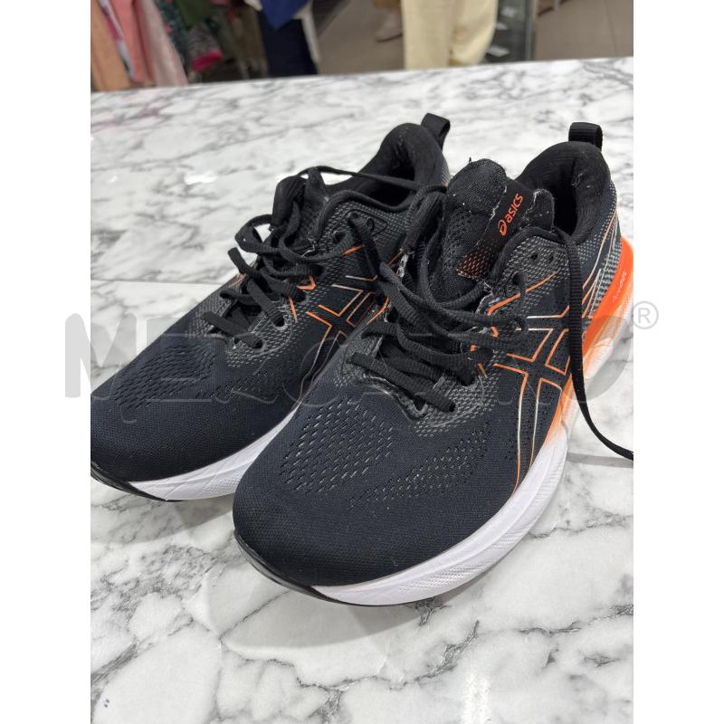 SCARPE UOMO NERO DETTAGLIO ARANCIONE ASICS GEL ZIRUSS 8 | Mercatino dell'Usato Benevento 1