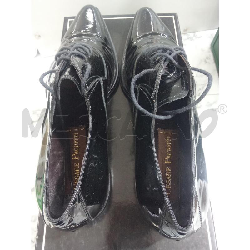 SCARPE UOMO NERO LUCIDE CESARE PACIOTTI | Mercatino dell'Usato Benevento 4