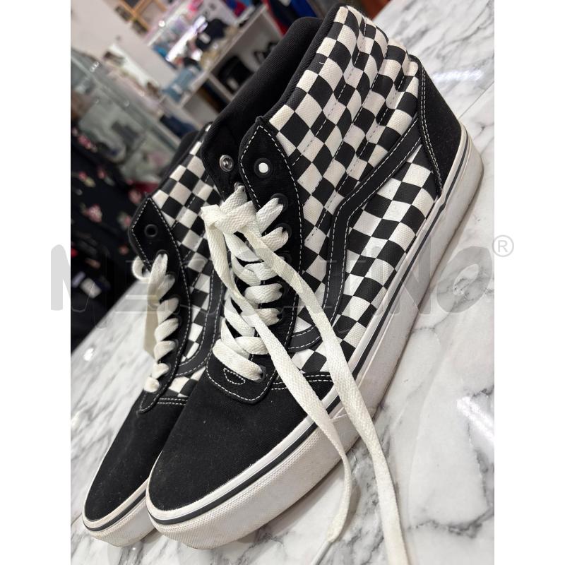 SCARPE UOMO NERO QUADRI BIANCO VANS  | Mercatino dell'Usato Benevento 3
