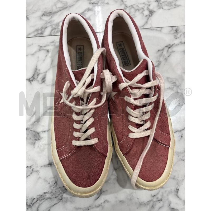 SCARPE UOMO ROSA CON STELLA CONVERSE BASSE | Mercatino dell'Usato Benevento 3