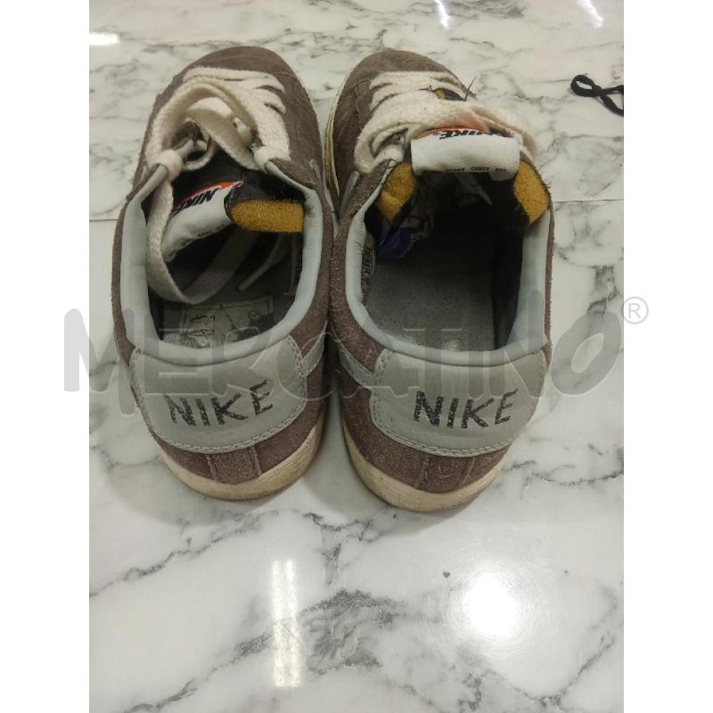 SCARPE UOMO SCAMOSCIATE MARRONI NIKE BLAZER BASSE LACCI  | Mercatino dell'Usato Benevento 4