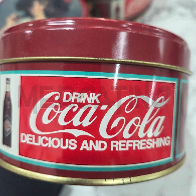 SCATOLA LATTA ROSSA COCA COLA DELICIUOUS AND REFRESHING | Mercatino dell'Usato Benevento 3