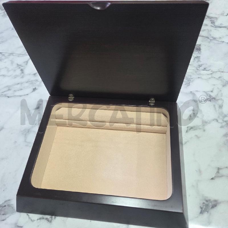 SCATOLA LEGNO MARRONE PLACCHETTA 25 | Mercatino dell'Usato Benevento 3