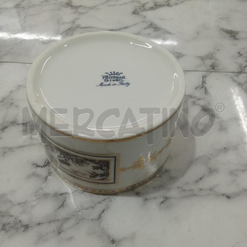 SCATOLINA CER BIANCA INS BORDO DORATO RICHARD GINORI | Mercatino dell'Usato Benevento 4