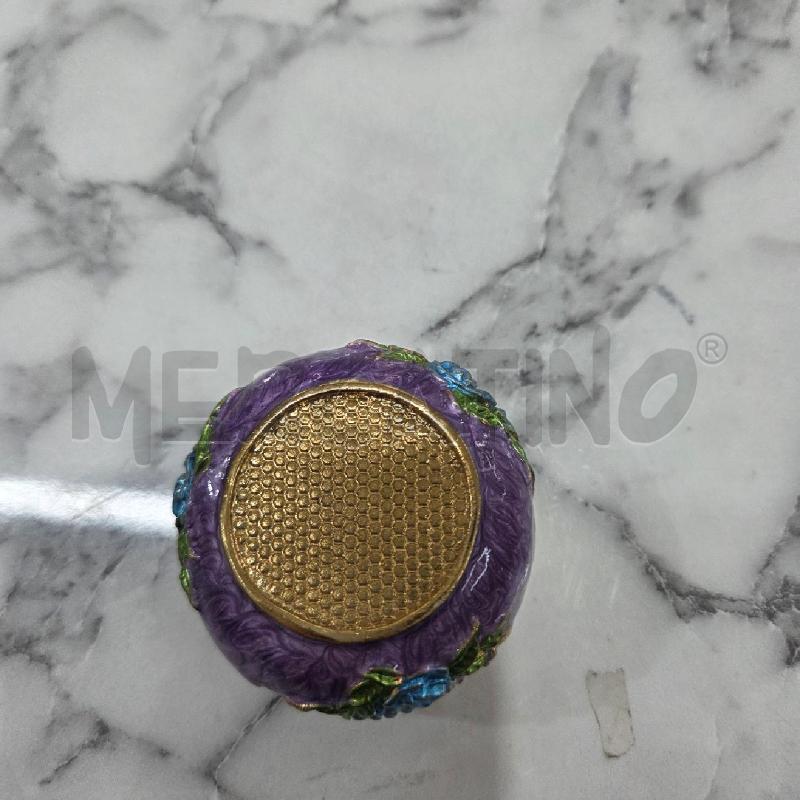 SCATOLINA METALLO ROSA FIORI INS BRILLANTINI TIPO CLOSOINNE | Mercatino dell'Usato Benevento 4