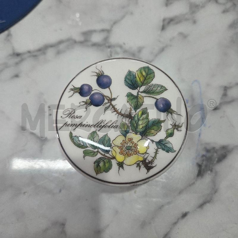 SCATOLINA PORCELLANA BIANCA FIORI VILLEROY BOCH LUXEMBURG | Mercatino dell'Usato Benevento 1
