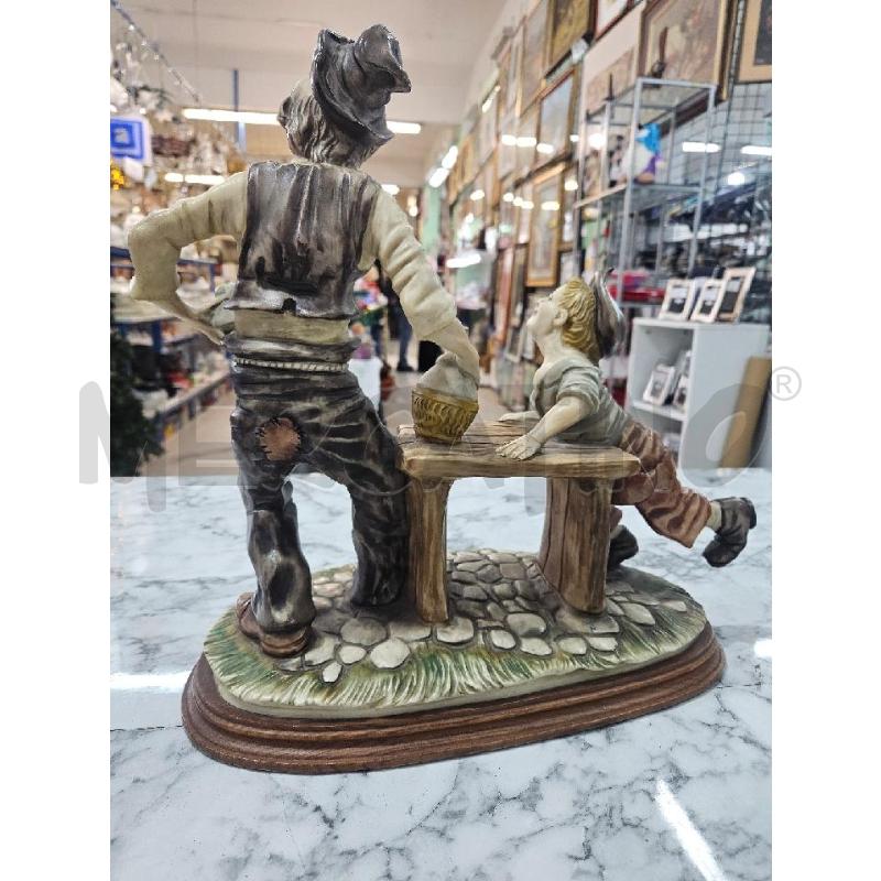 SCULTURA BASE LEGNO BEVITORI D.S | Mercatino dell'Usato Benevento 3